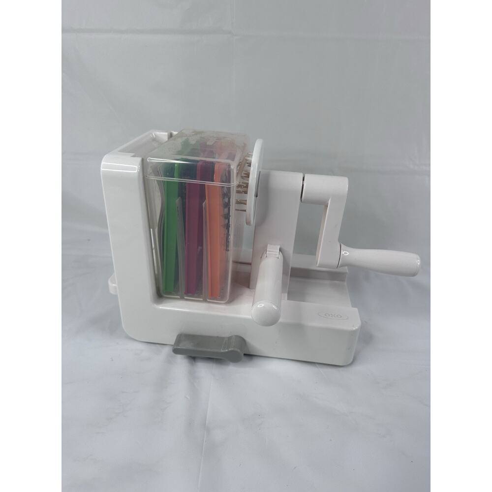 OXO Good Grips 3 Blade Spiralizer Replacement Blades Case Set Red Green Orange
